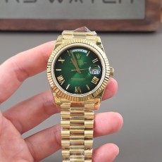 롤렉스 데이데이트 금통 그린 옴브레 40MM